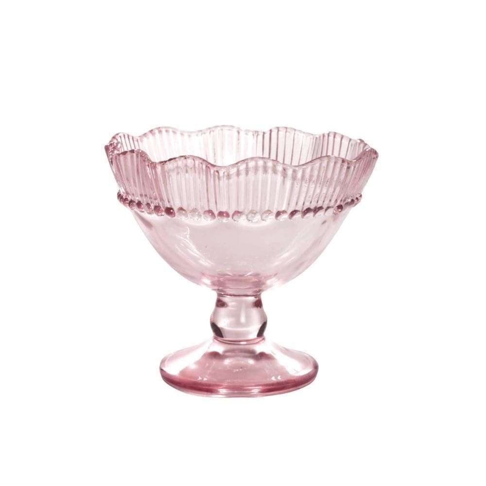 Jogo De Taça De Sobremesa Linx Rosa 270 Ml 6 Peças