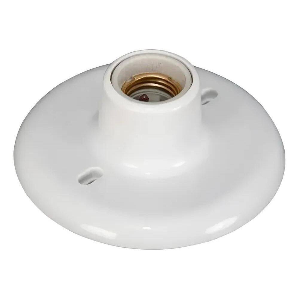 Plafonier Plafon Soquete Porcelana E27 Até 100W Luminária
