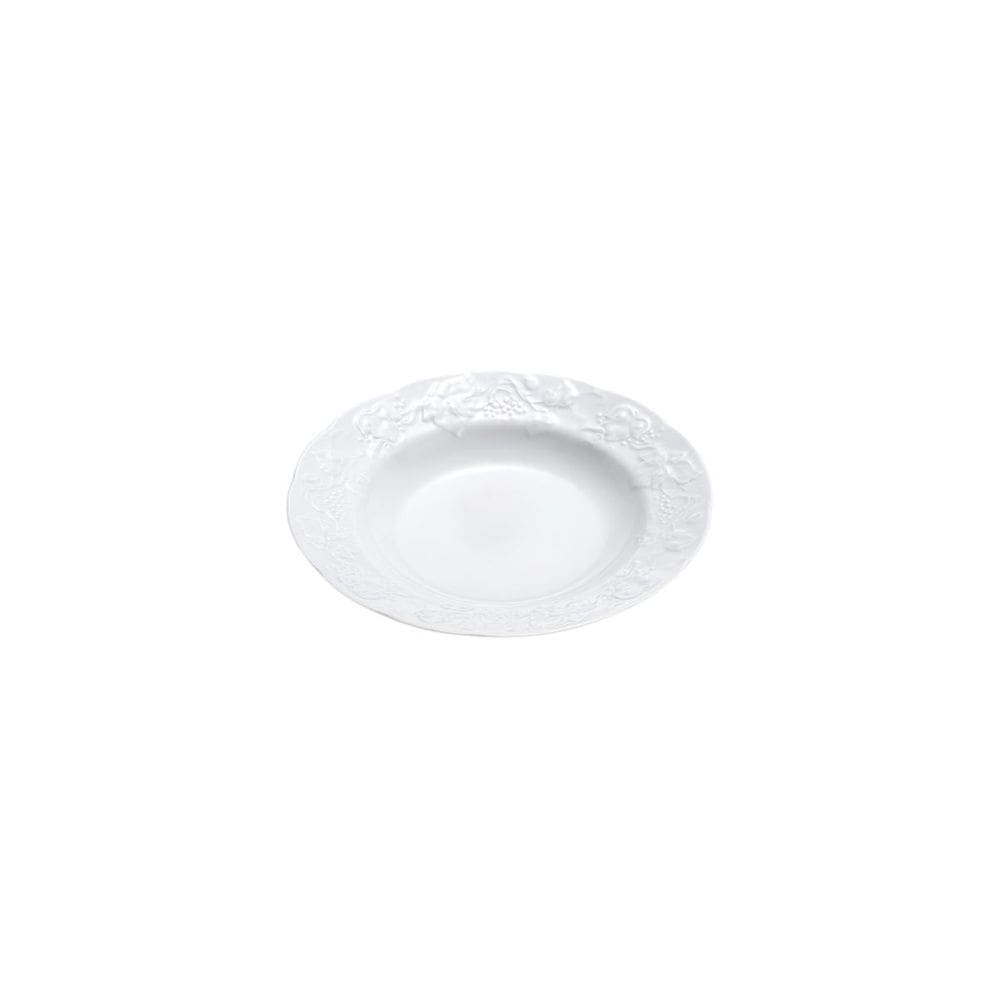 Jogo De Pratos Fundo Wolff Limoges Porcelana 22Cm 6 Peças