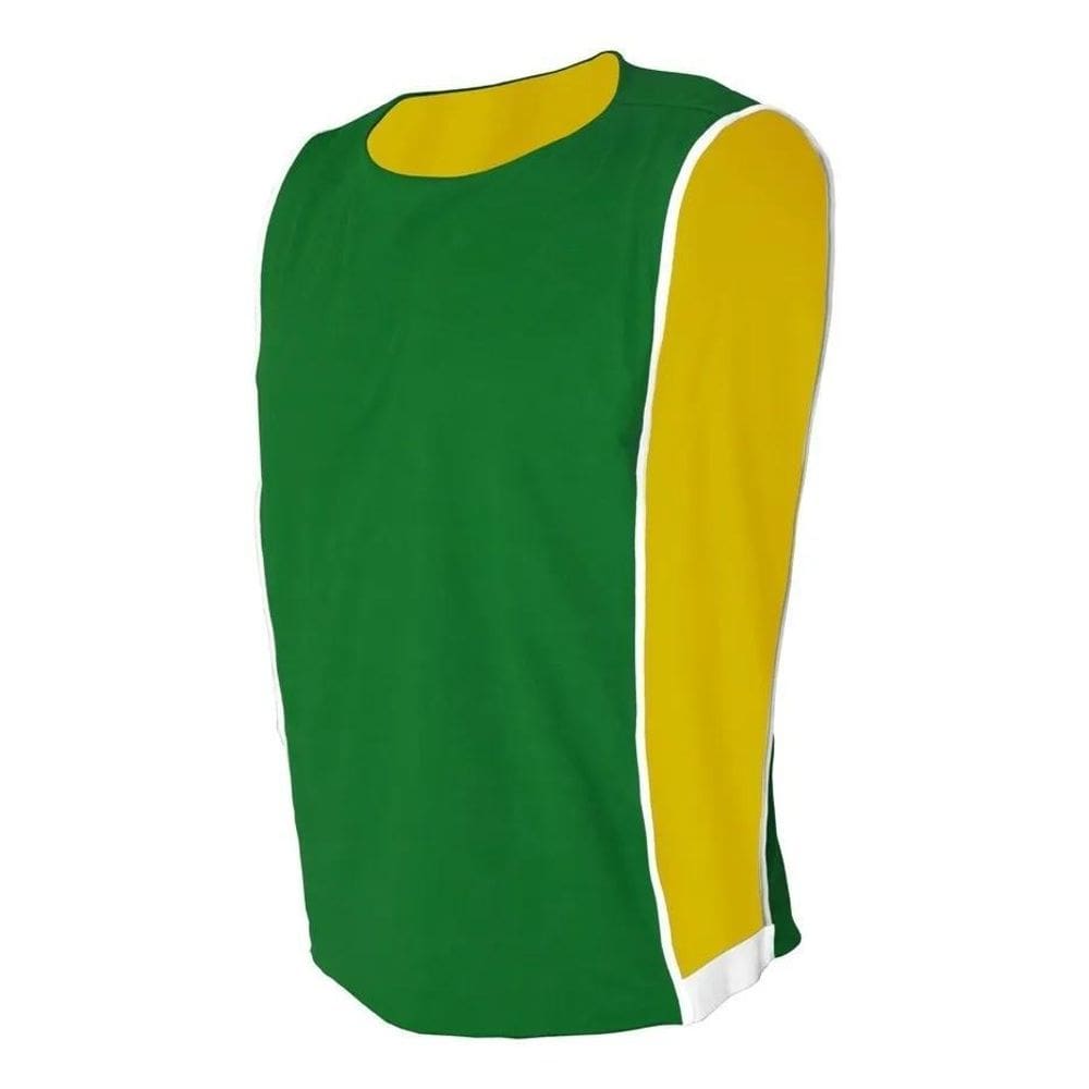 Kit Jogo De 6 Coletes Dupla Face Treino Futebol