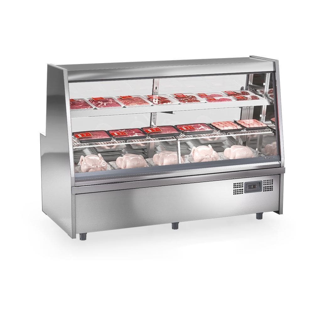 Balcão de Frios e Avícola GRTA200 2MT Inox Gelopar 220v