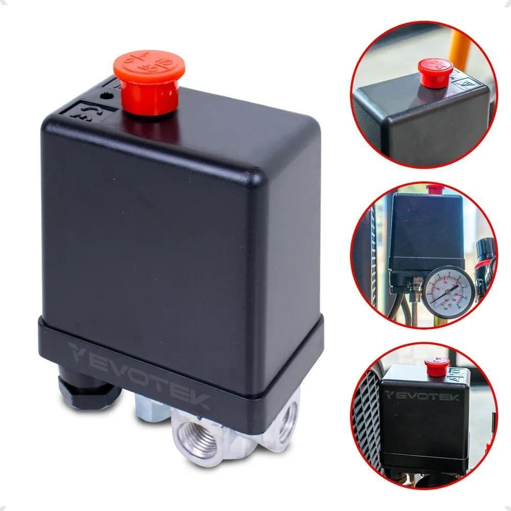 Pressostato Automático Compressor Ar Marcas Completo