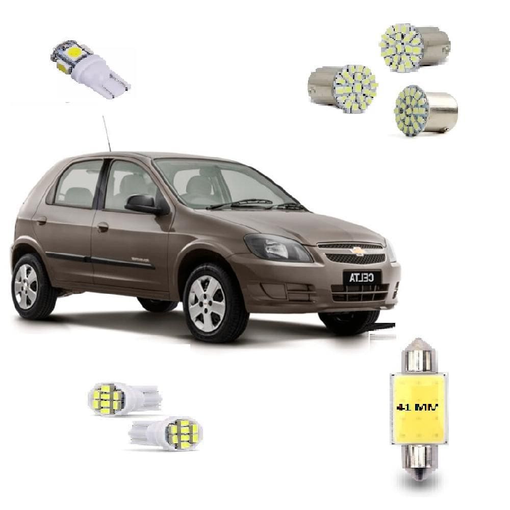 Kit Lâmpada De Led Celta 2001/2017 Teto Placa Ré Lanterna