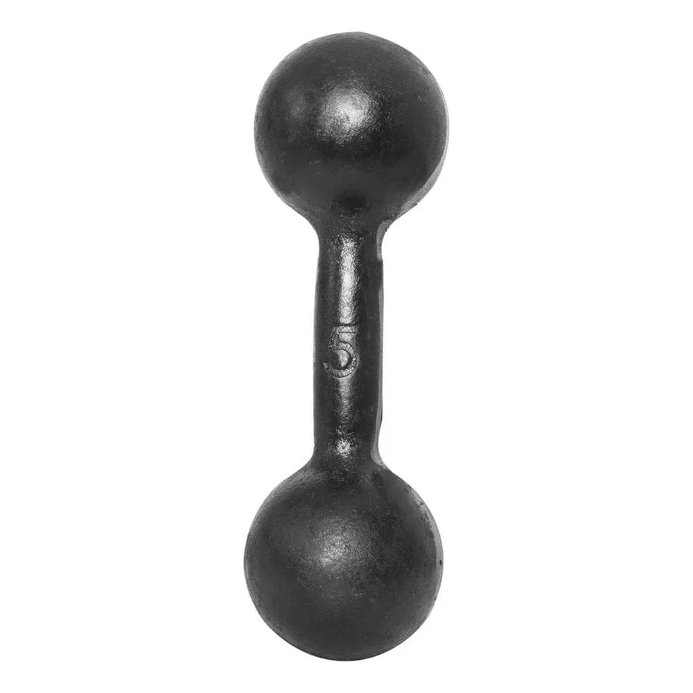 Halter Bola Pintado 05Kg Peso De Academia Redondo Para Trein