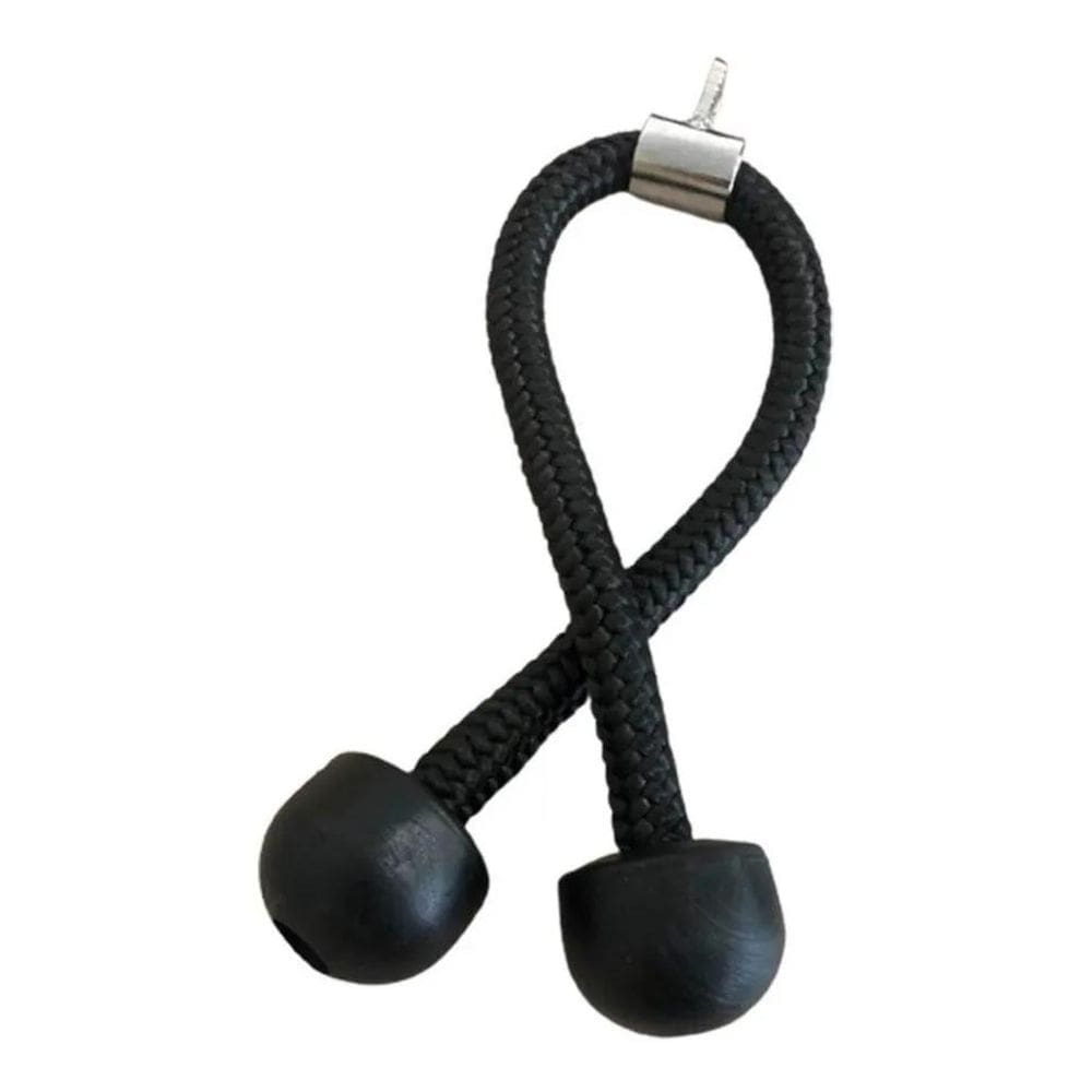 Puxador Corda Tríceps Profissional 80 Cm Comprimento Preto