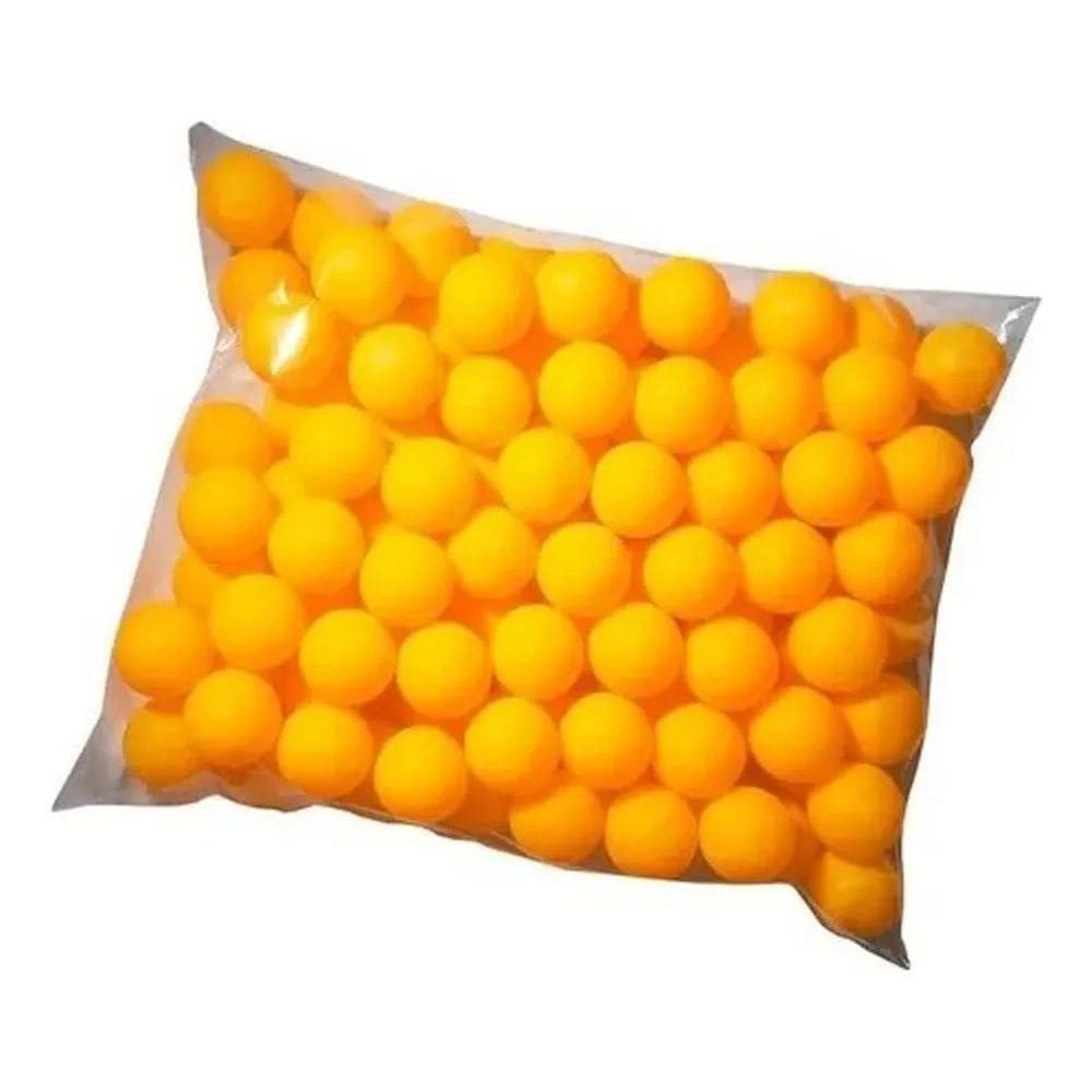 Bolinhas De Ping Pong Laranja Pacote Com 18 Unidades