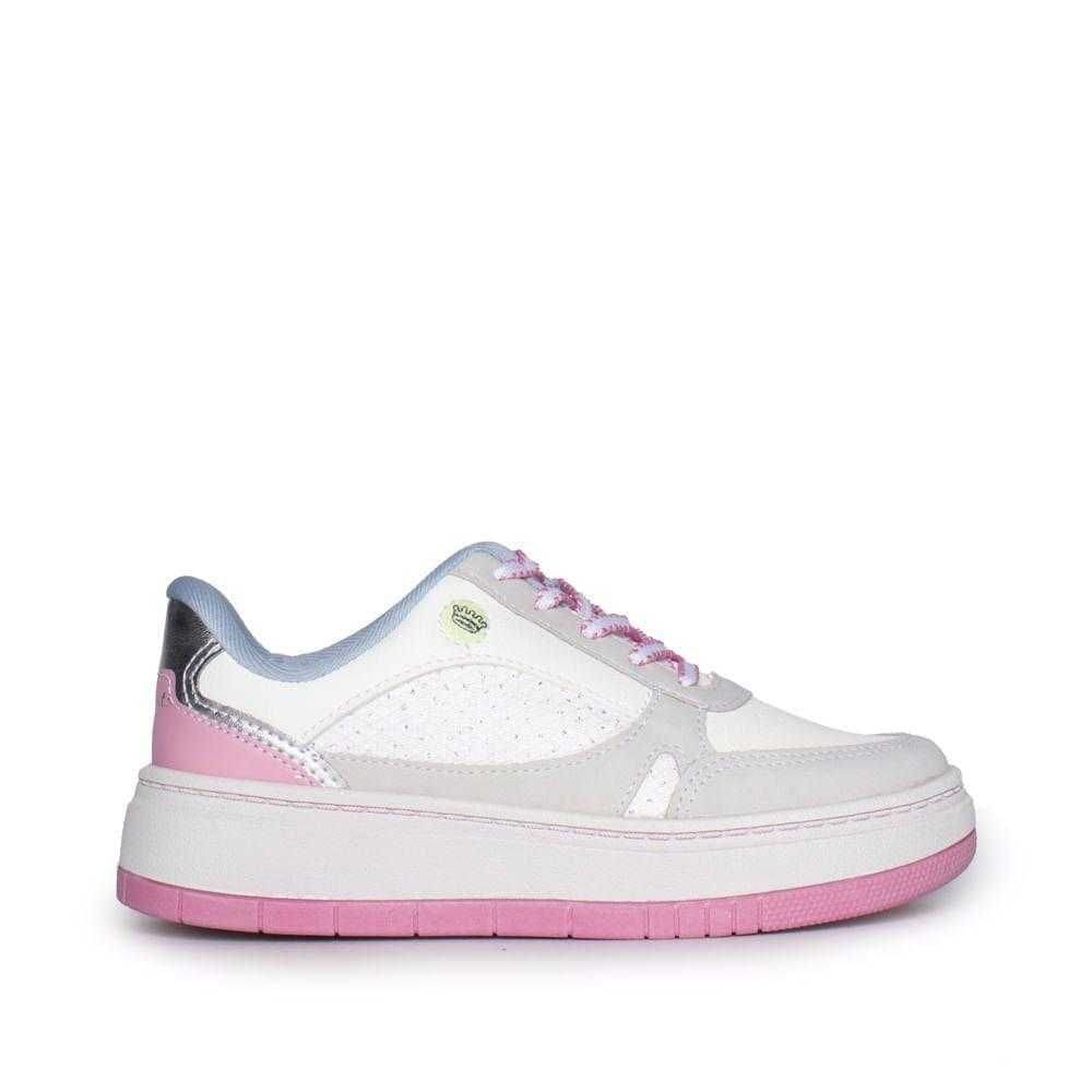 Tênis Infantil Menina Pink Cats Casual