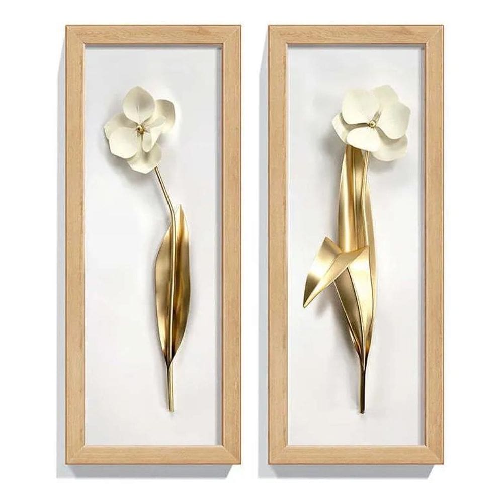 Quadro Decorativo Flor Floral 3D Cozinha Banheiro Lavabo