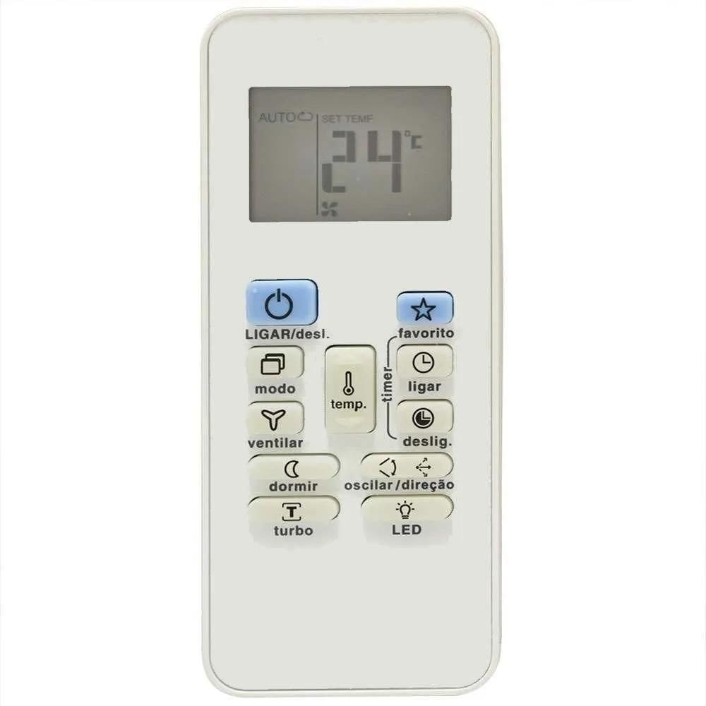 Controle Para Ar Condicionado Carrier Springer Rg52Bge