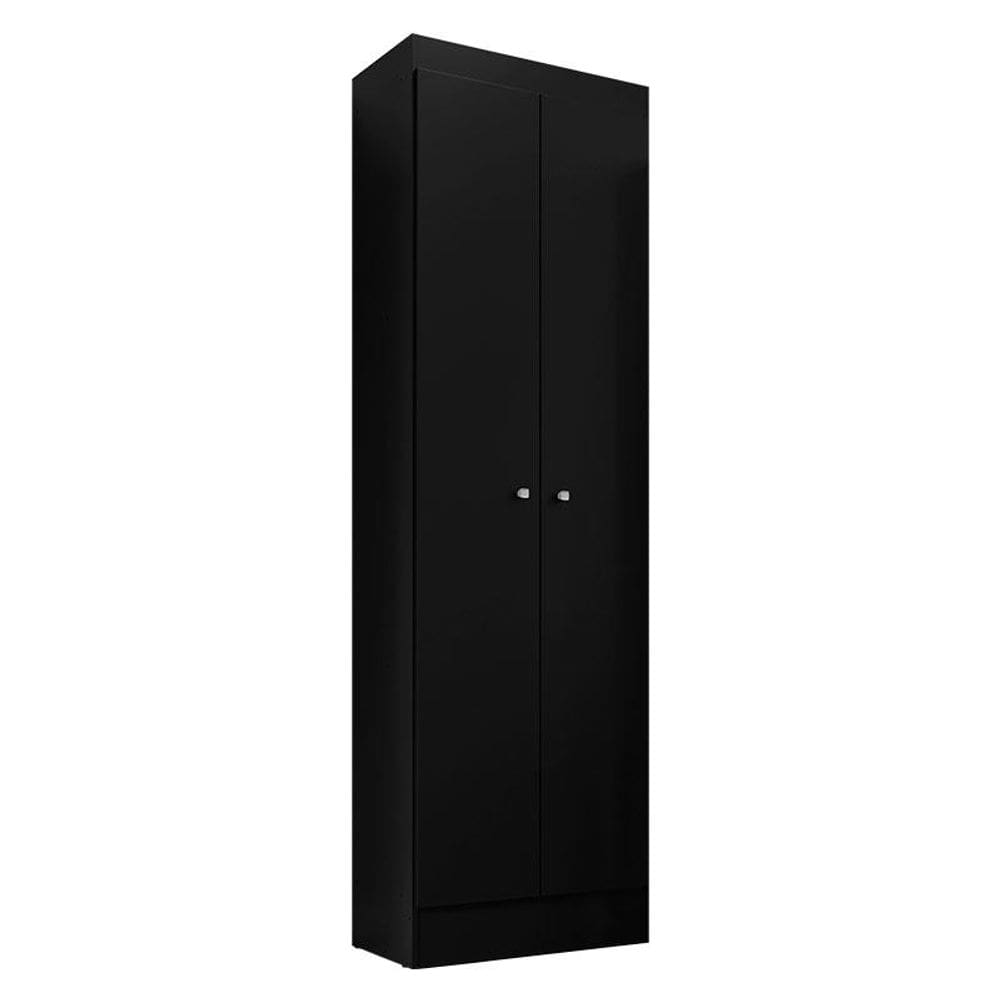 Armário Multiuso Aura Preto Fosco - Kits Paraná