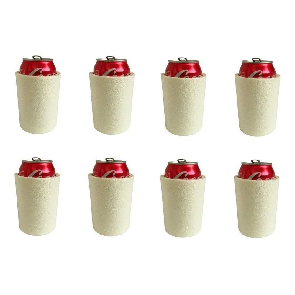 Porta Lata 350Ml Camisinha Cerveja Latinha Termico Kit 8Un
