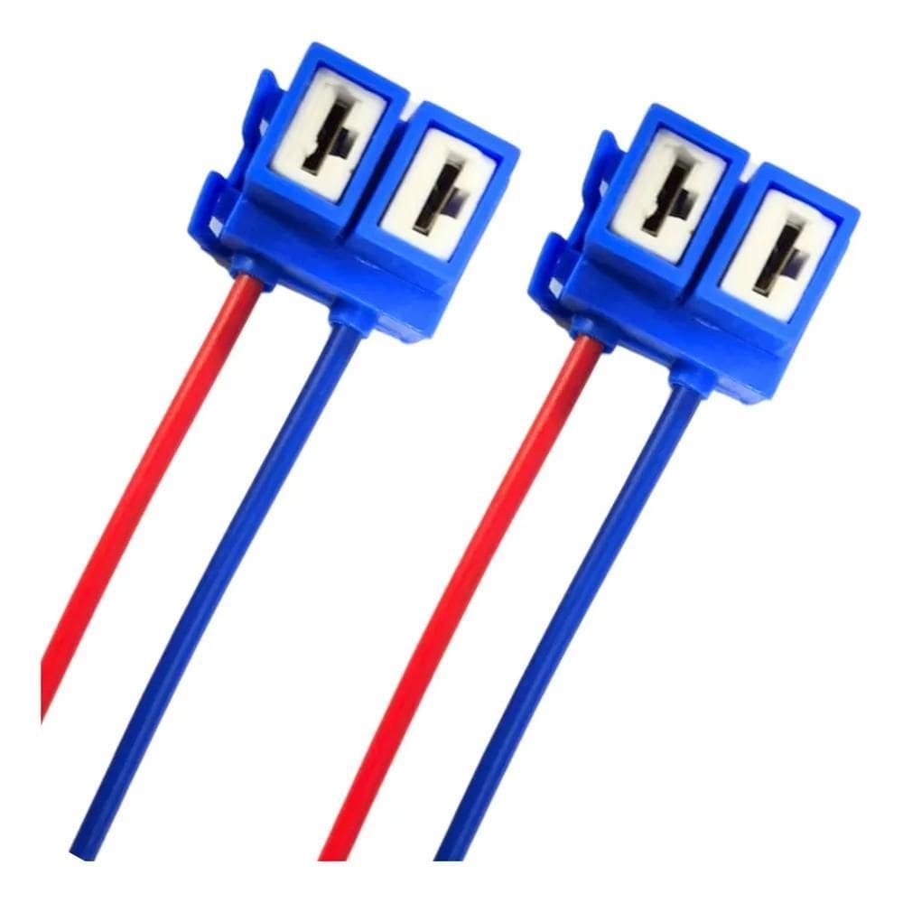 Kit 2 Soquete H7 Com Chicote