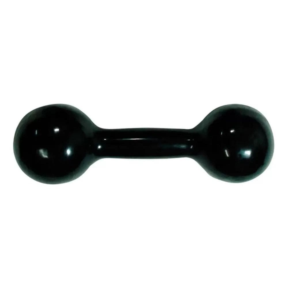 Halter Emborrachado 2 Kg Preto Academia Treino 1 Unidade