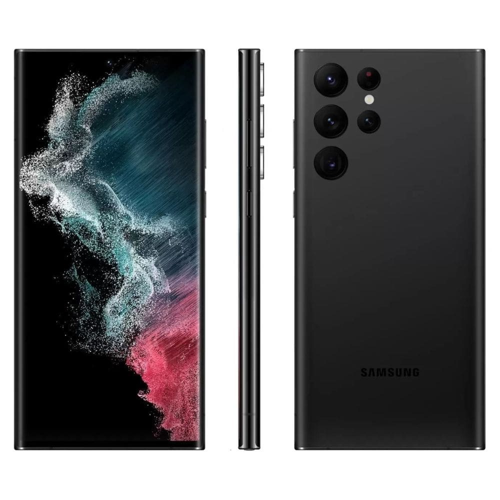 Usado: Samsung S22 Ultra 256 GB Preto - Regular