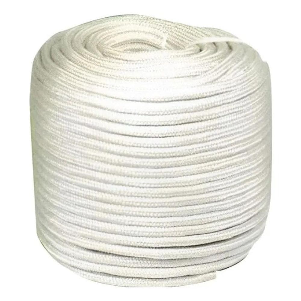 Corda De Poliester Amarrar Carga Caminhão 8Mm X 40Mt Branca