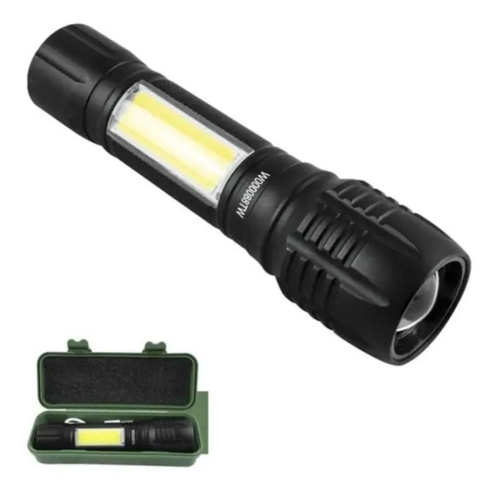Lanterna Farolete Led Super Potente Recarregável Pesc