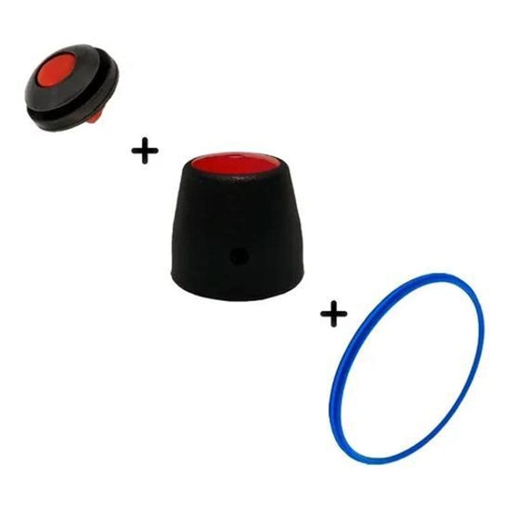 Kit Borracha Panela De Pressão 4,5 + Válvula De Segur + Peso