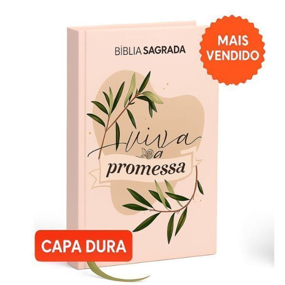 Bíblia Sagrada Arc Capa Dura | Palavras De Jesus Em Vermelho | Harpa Pentecostal | Mais De 1.100 Pro
