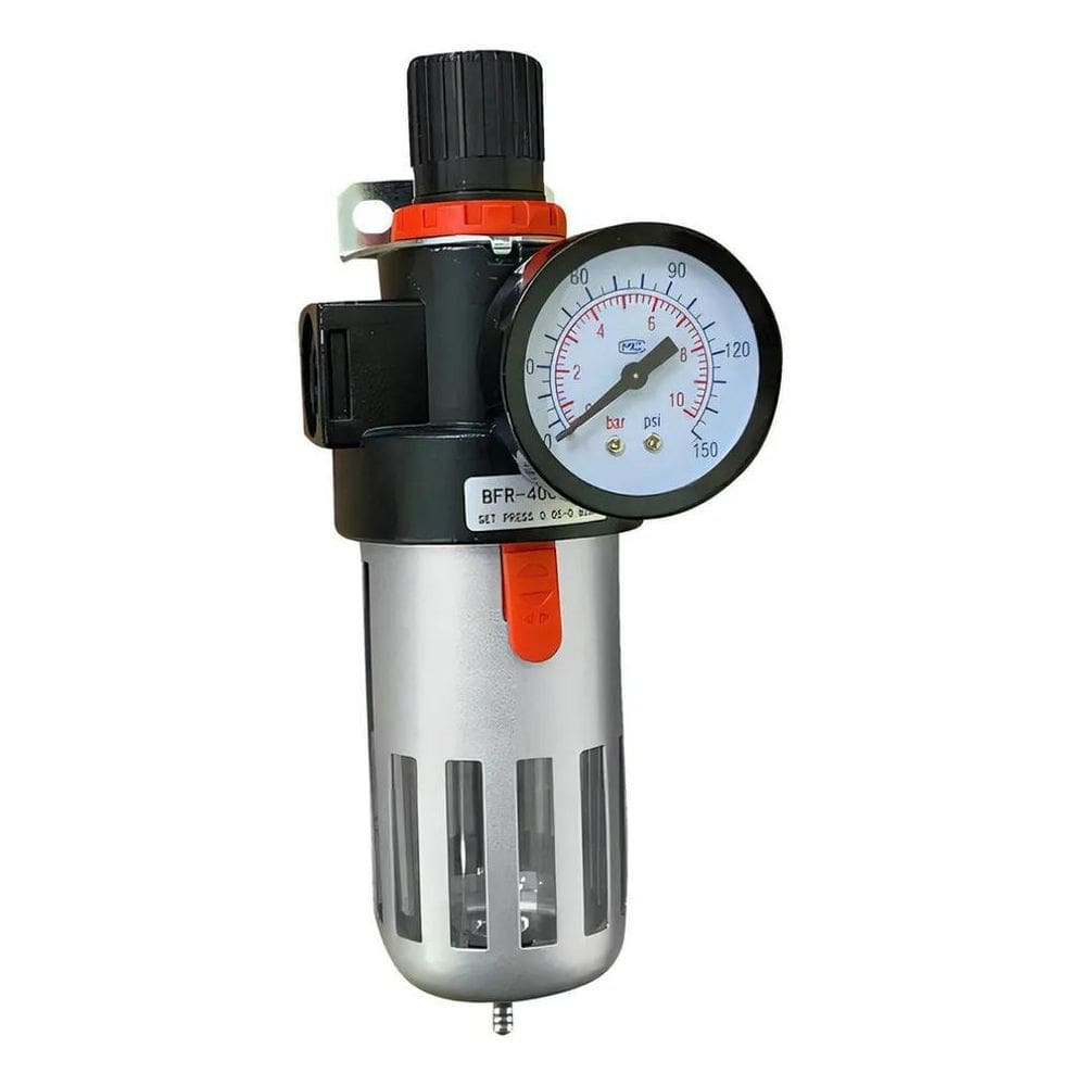 Filtro De Ar Para Compressor Com Regulador De Pressão 1/2