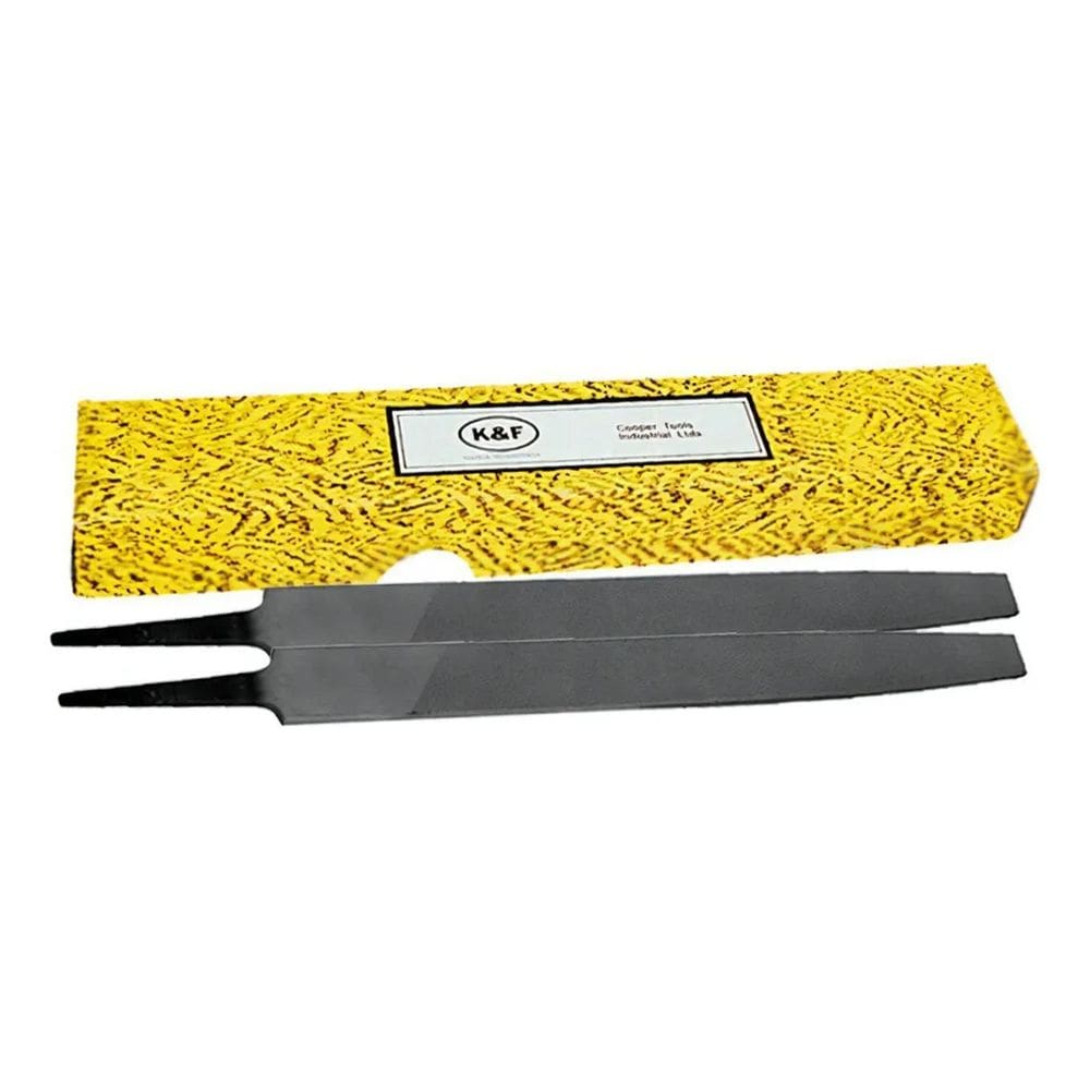 2 Lima Chata 8 Polegadas Para Enxada K&F Profissional Ferram