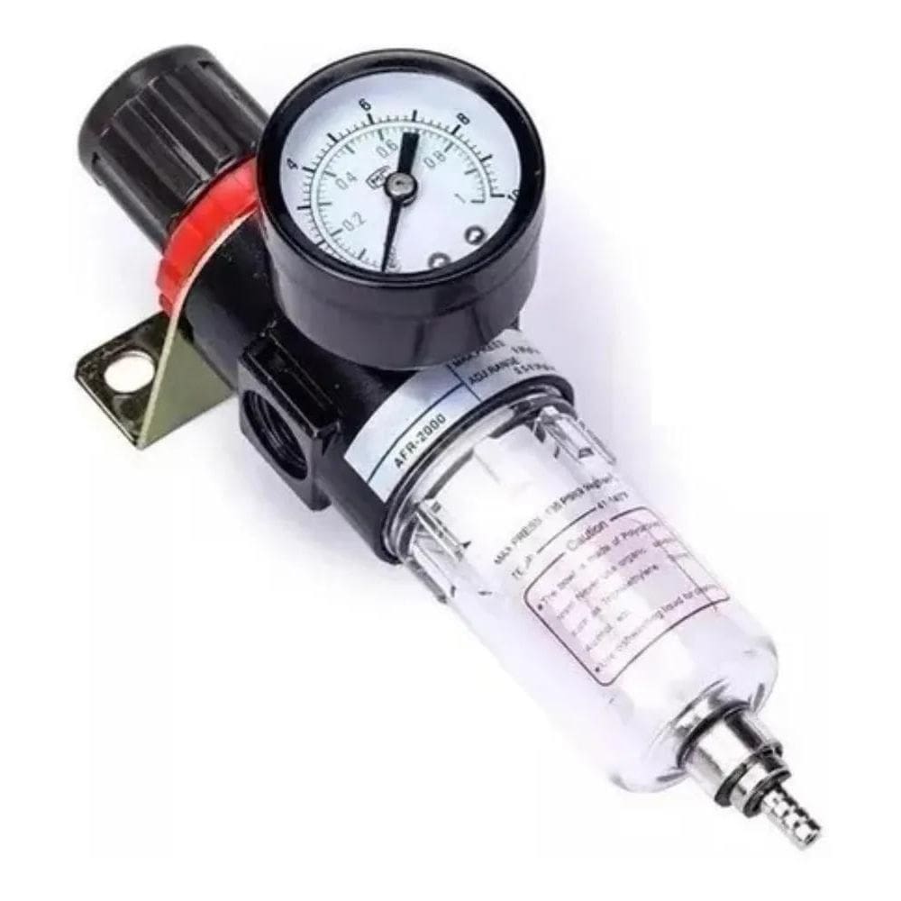 Filtro Regulador Ar Comprimido Compressor 1/4 Completo