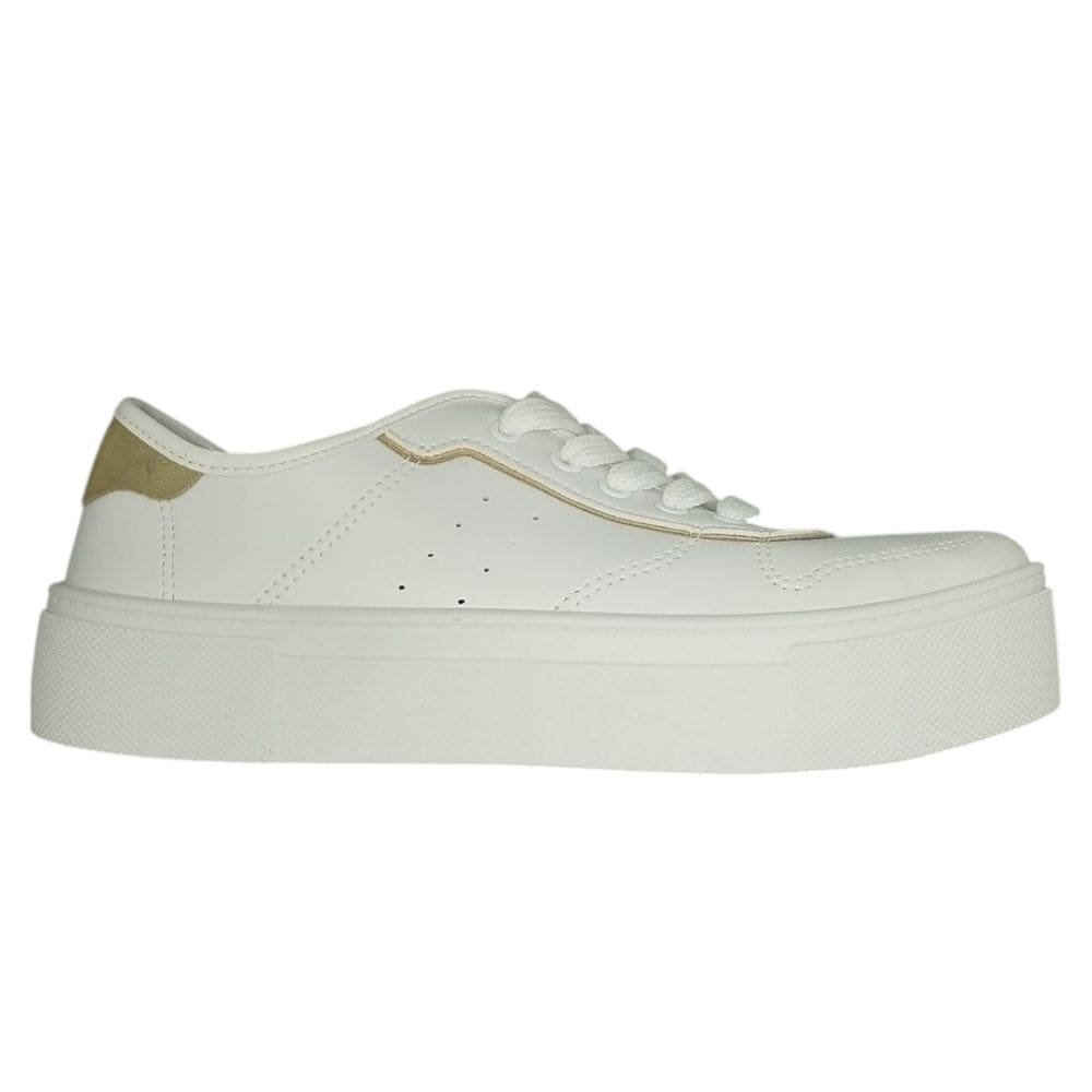Tênis Feminino Plataforma Moleca Casual Cadarços 5658.539