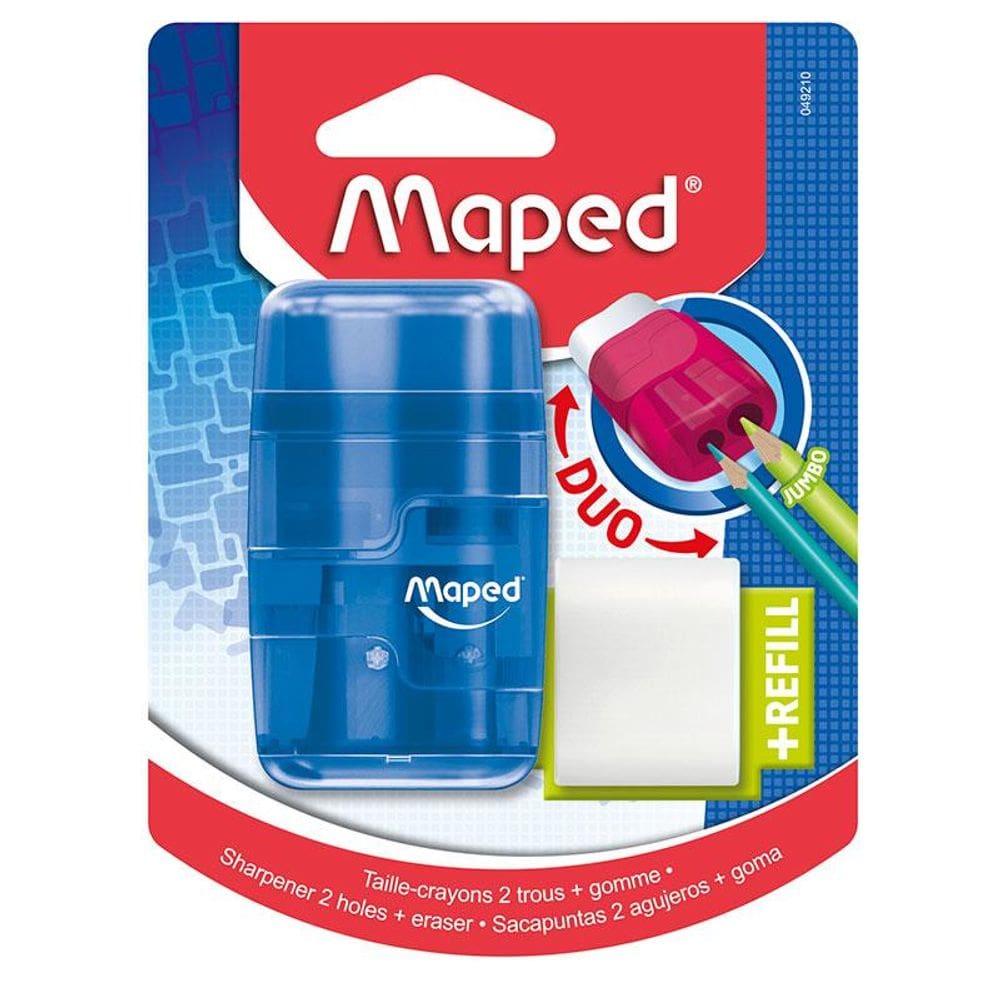 Apontador com coletor Connect 2 furos 049210 - Maped