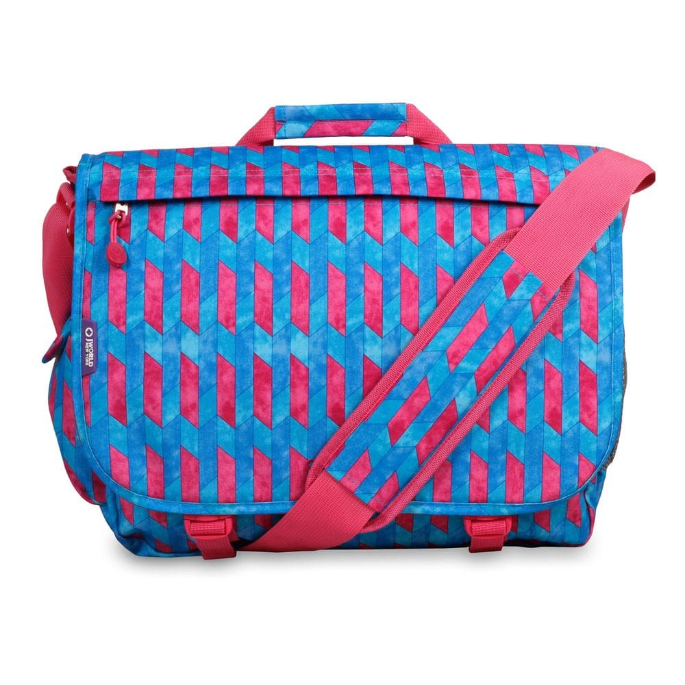 Bolsa Messenger J World Thomas 16 para mulheres com capa para laptop