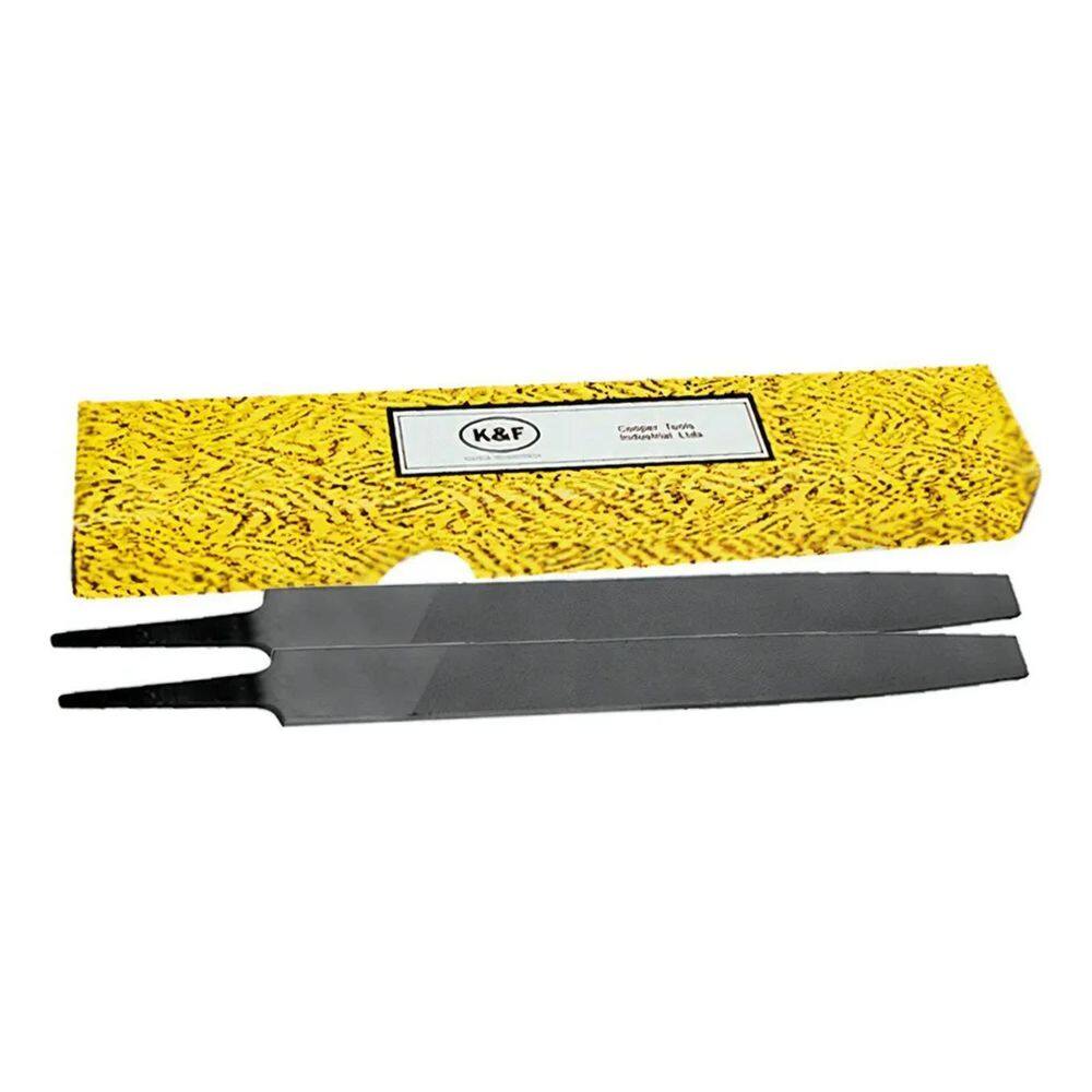 2 Lima Chata 8 Polegadas Para Enxada K&F Profissional Ferram