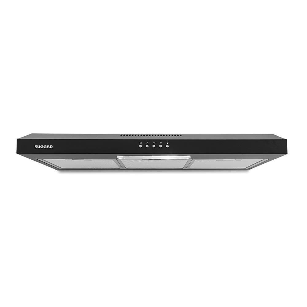 Depurador E Exaustor Slim 80cm Suggar DPS181PT Preto 110V