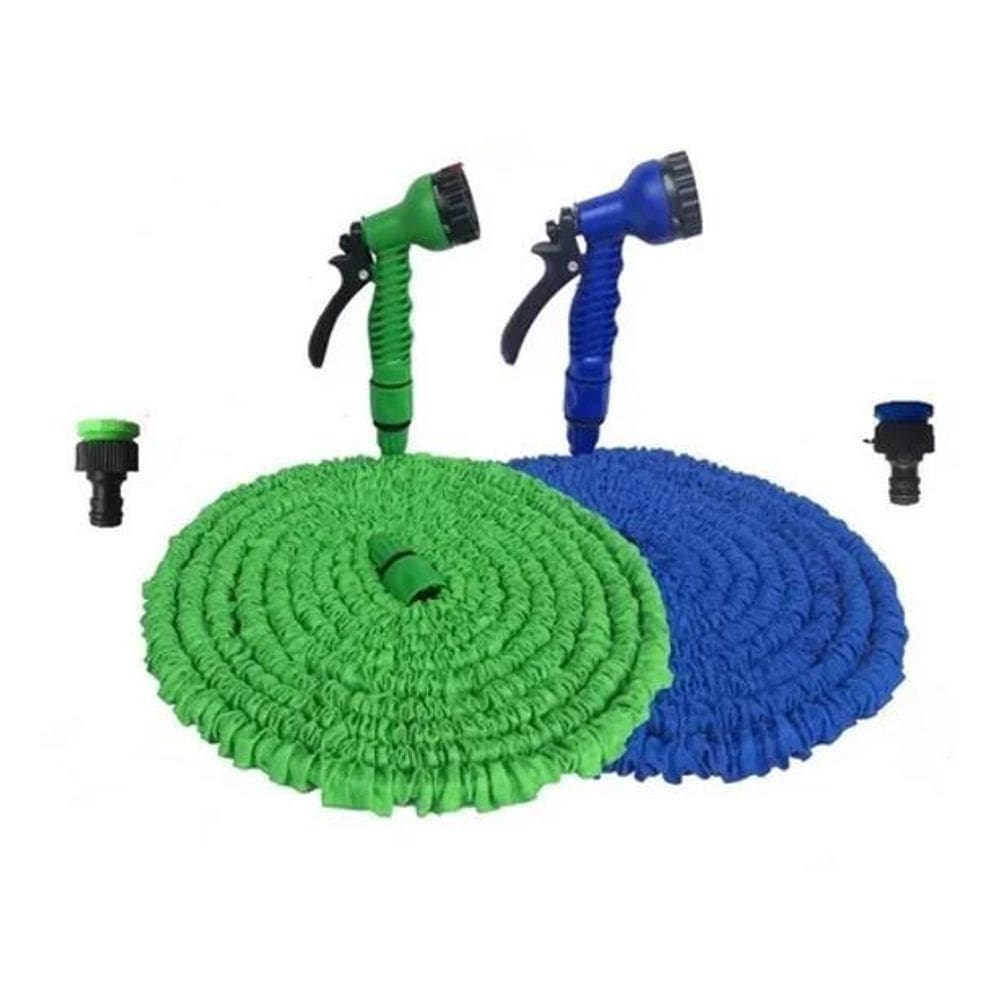 5X Mangueira Mágica Retrátil Flexível Elástica 15 Mts 7 Jato