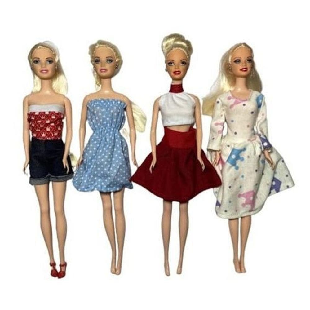 Kit 20 Looks Roupinhas Para Barbie