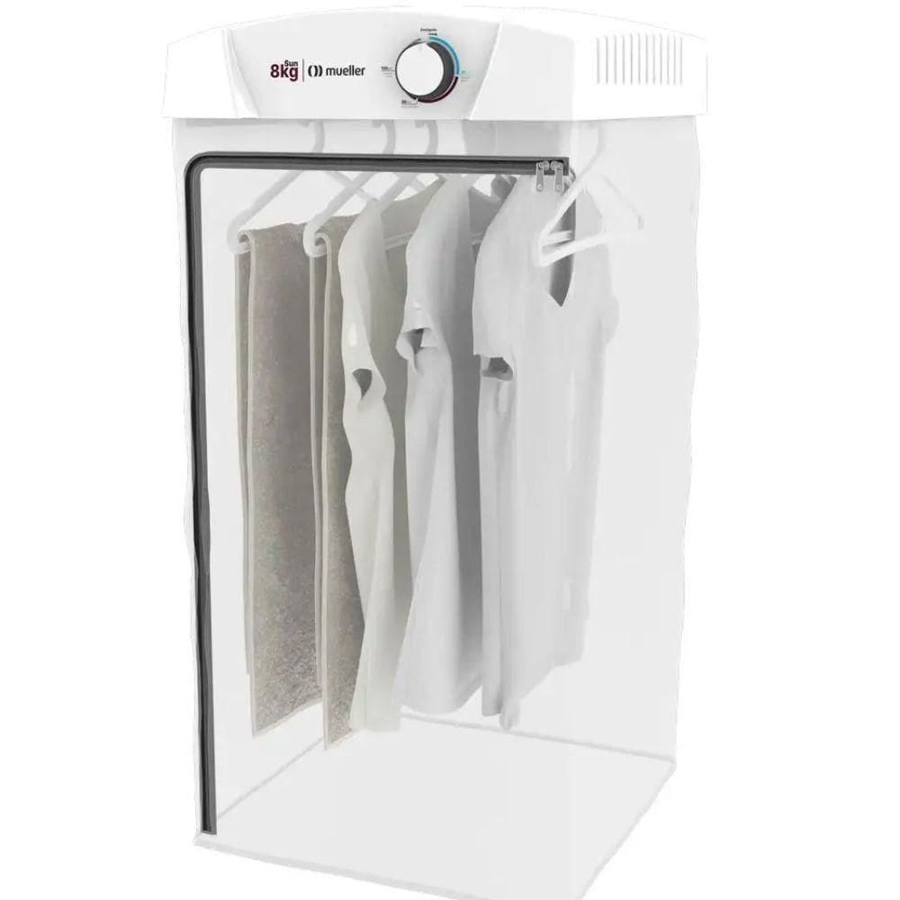 Secadora Mueller Sun 8 Kg Design Moderno 6 Cabides Branco 110V