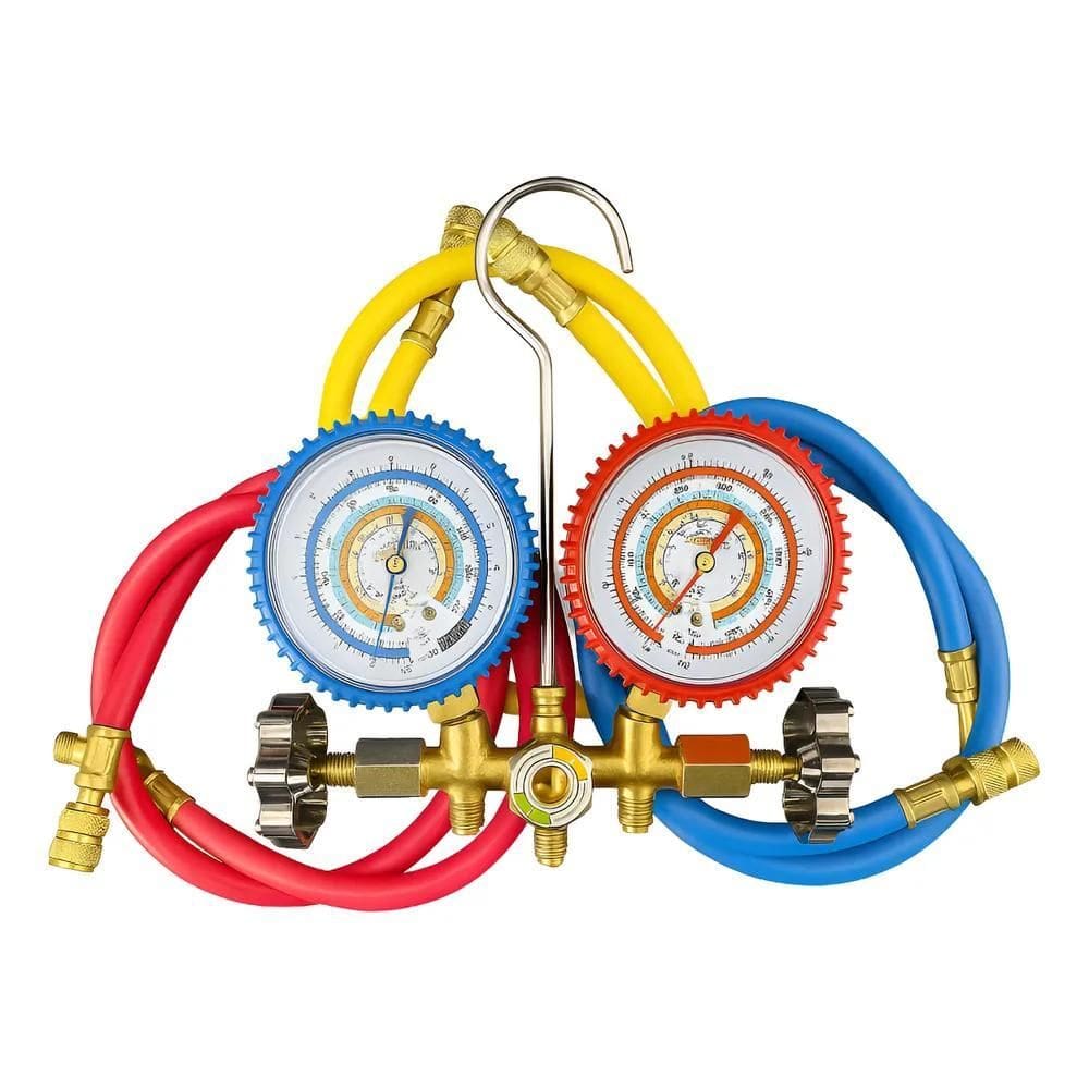 5X Manifold Refrigeração Ar Condicionado R12/R22/R134/404