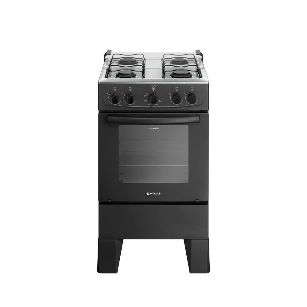 Fogão Atlas Milão 4 Bocas Com Mesa De Inox Manual A Gás