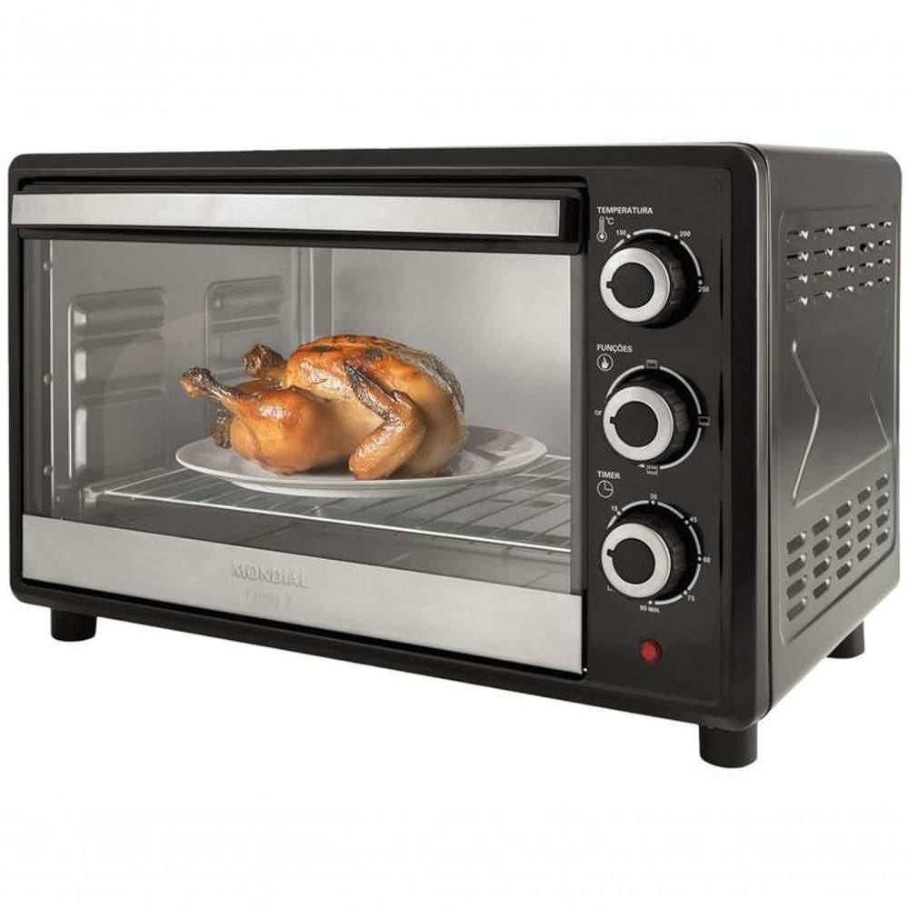 Forno Elétrico 42 Litros Family Ii Mondial FRN42BPreto 110V
