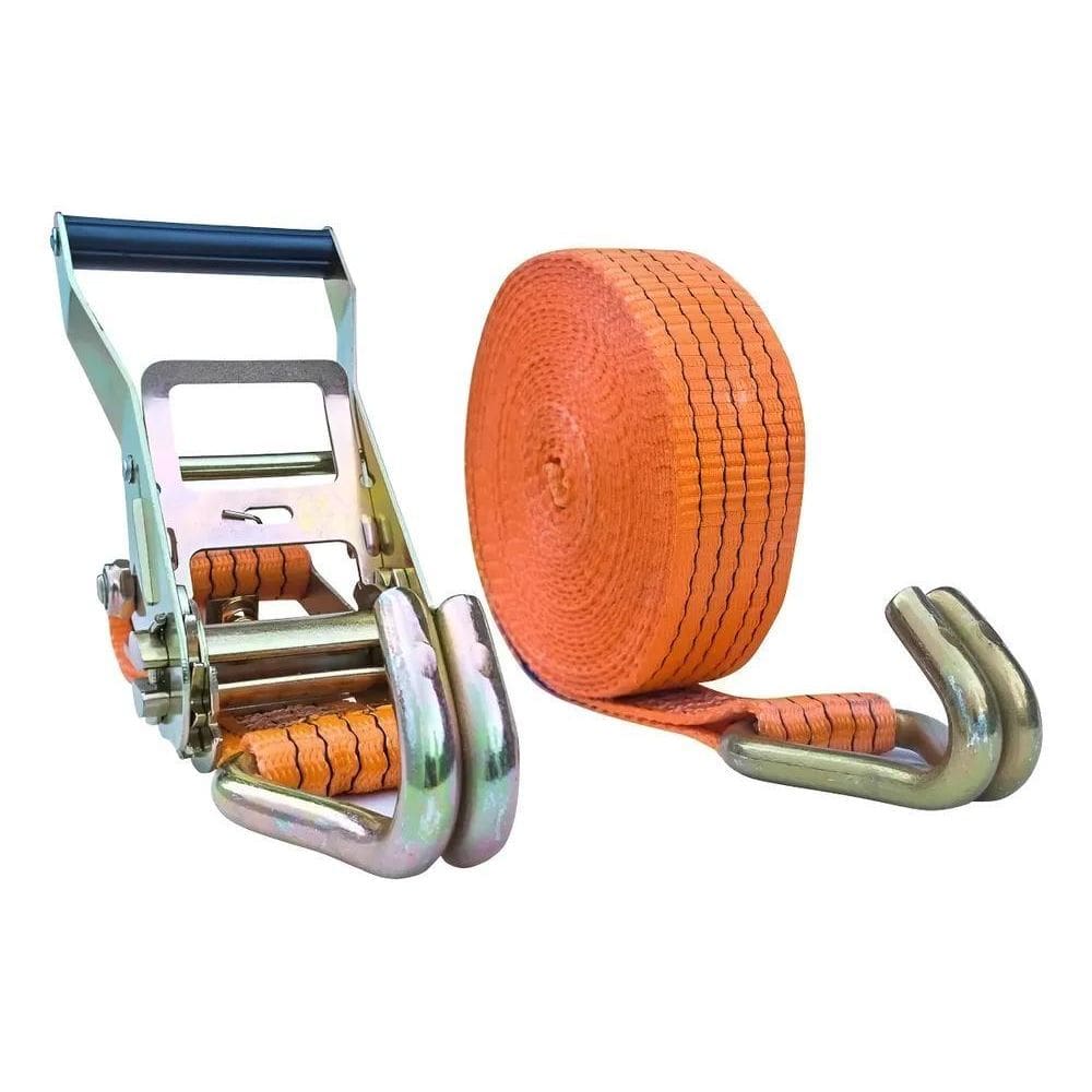 Cinta Com Catraca Carga 5 T 50Mm 10Metro Caminhão Amarração