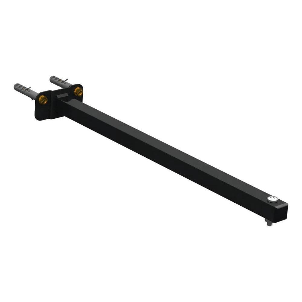 Suporte Haste Refletor Led Parede Fachada 40Cm Preto Aço