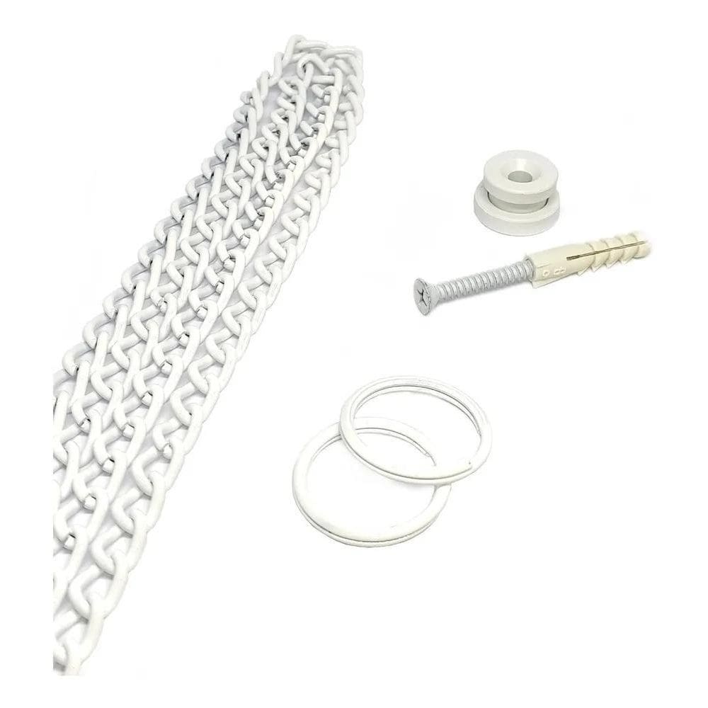5X Corrente Janela Basculante De Vidro Vitro - Branco