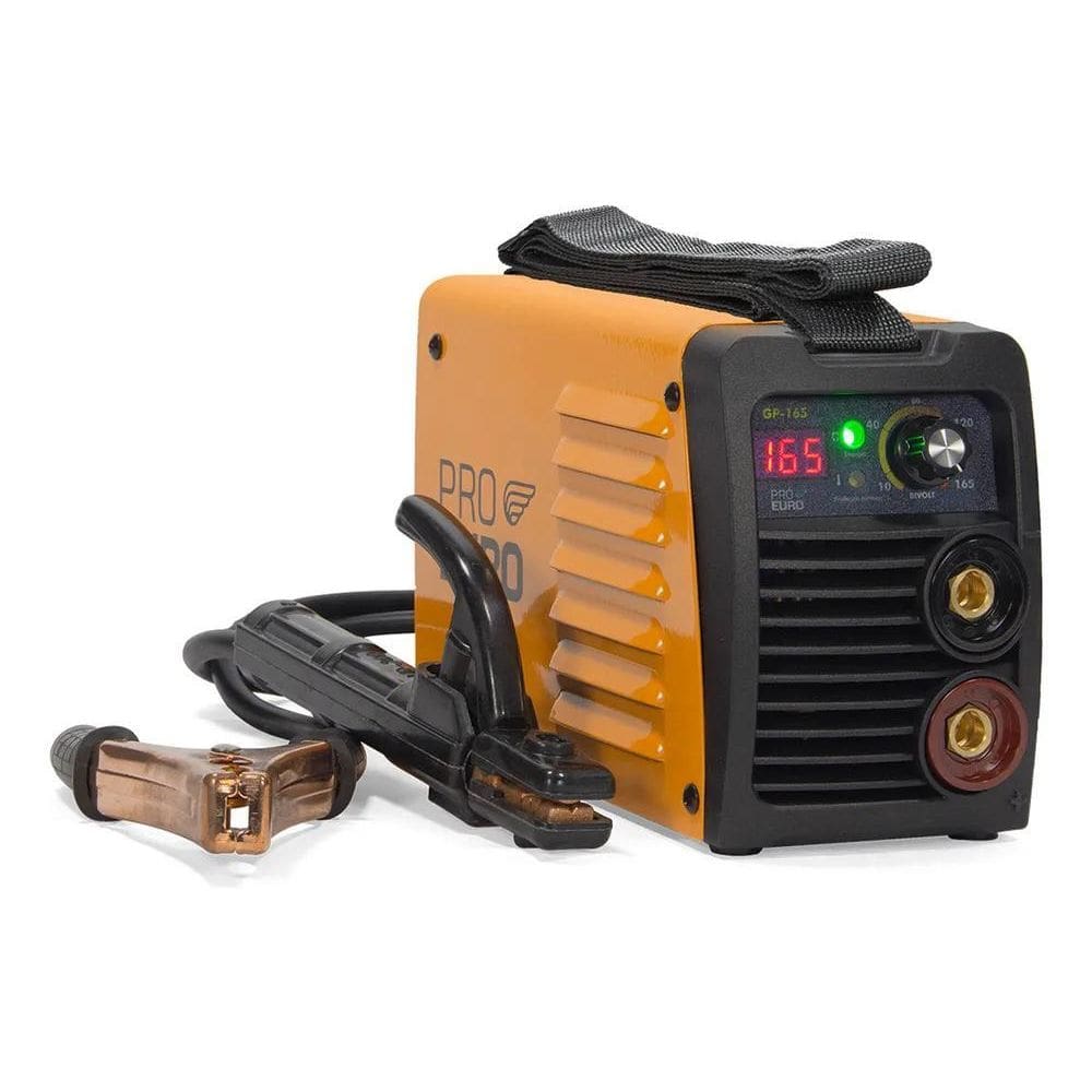 5X Solda Inversora Gp-165 A Pró Euro Completa Cor Laranja