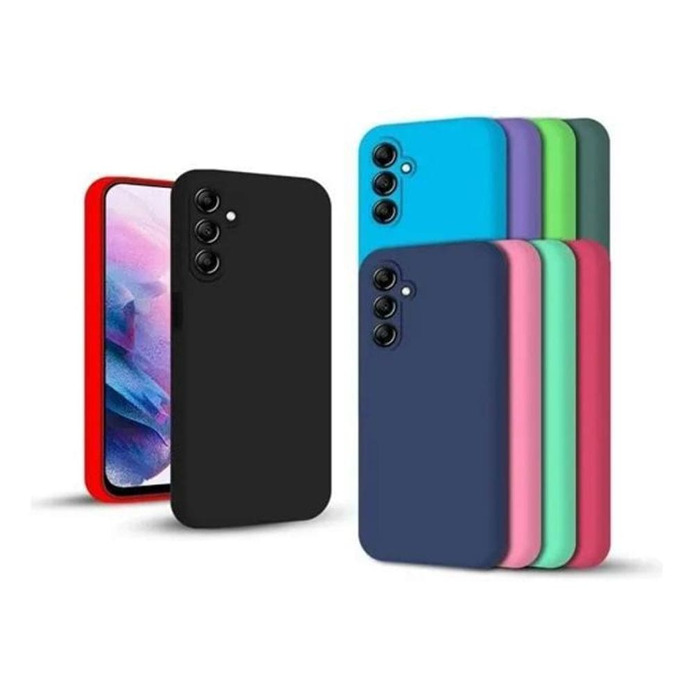3X Capa Capinha Compatível Samsung A15 Proteção Aveludado