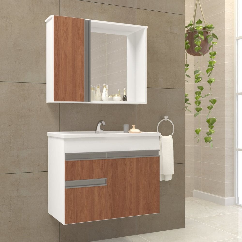 Gabinete de Banheiro Napoli Freijó