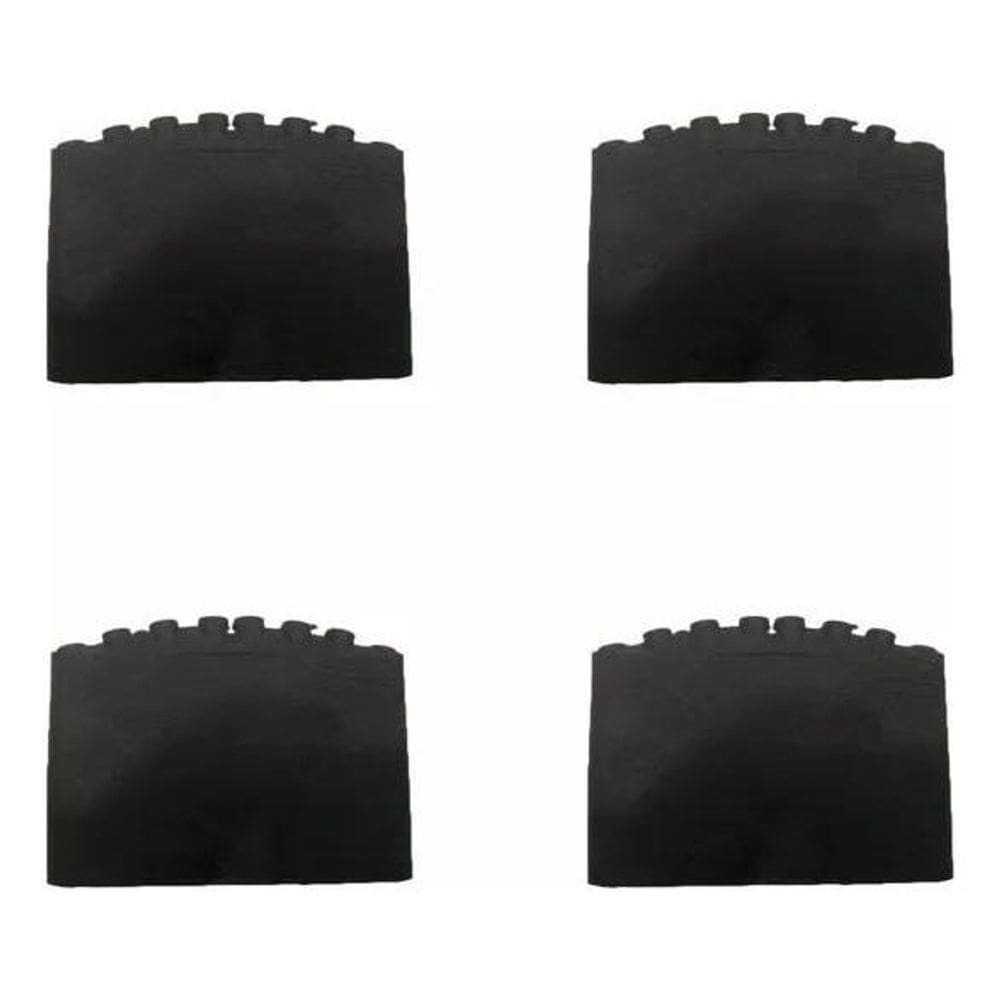 5X 4X Sapata Ponteira De Borracha 20X40Mm Para Escada Alumin