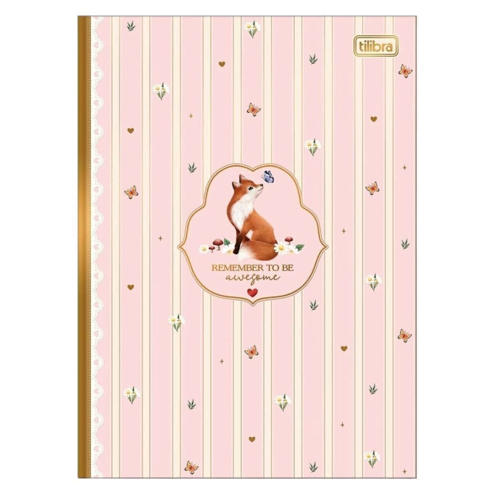 Caderno Colegial Brochura Loveland 17,6 x 23,9cm 80 Folhas Capa Dura - Tilibra | Papelaria | Material Escolar | Fofo |