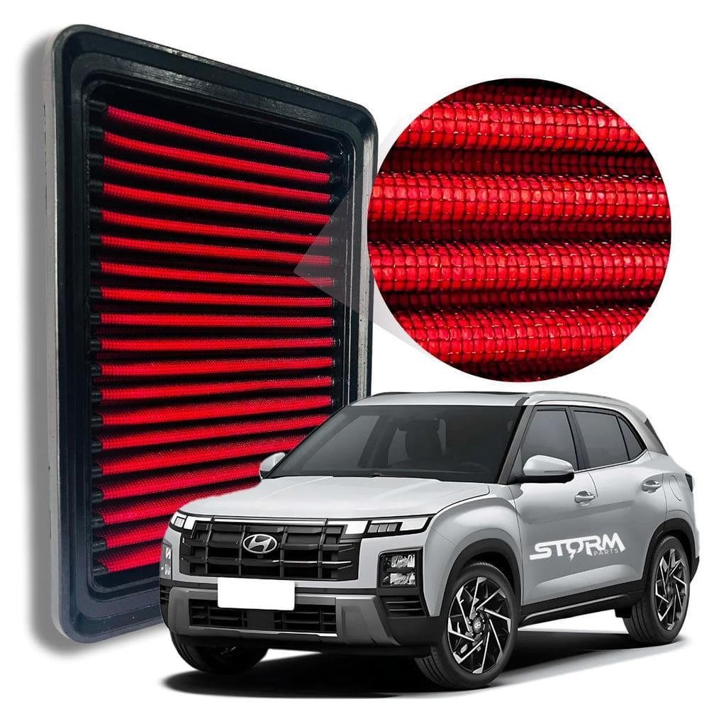 Filtro De Ar Esportivo Hyundai Creta 1.6 Turbo Ano