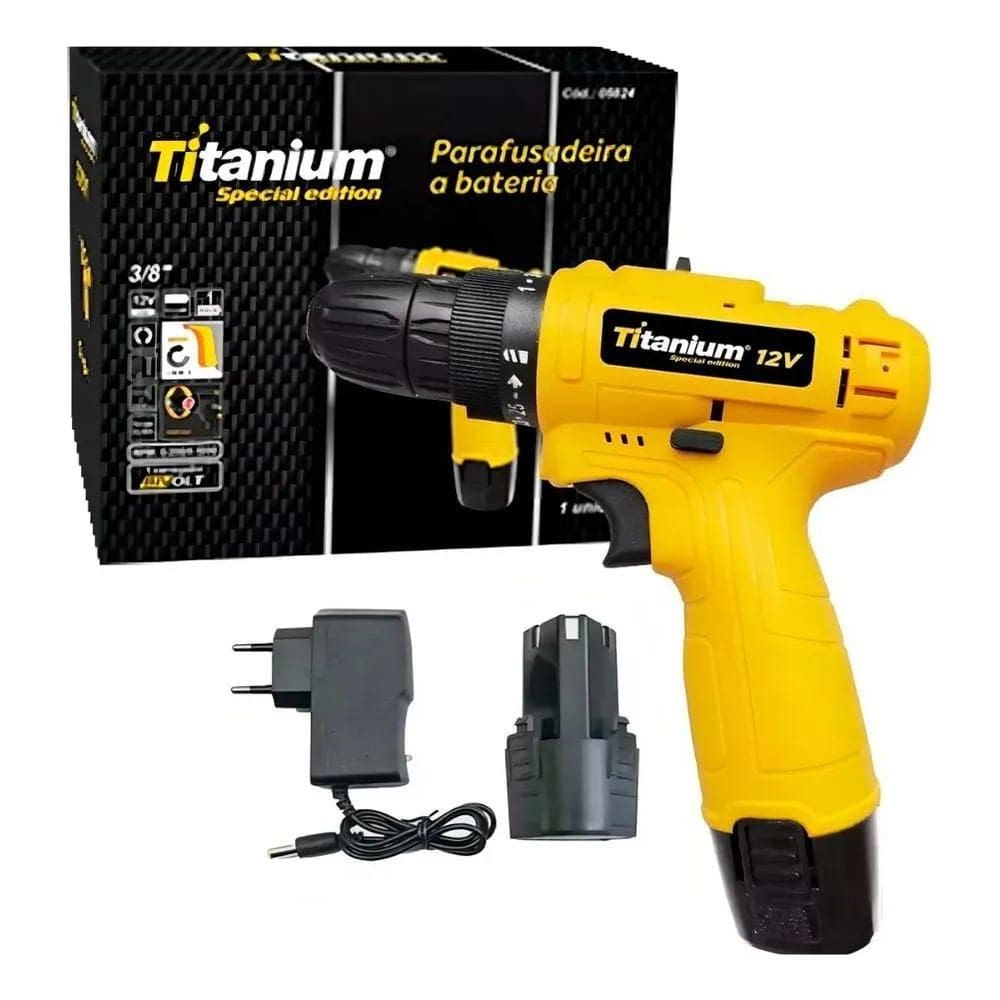 5X Parafusadeira 12V Special Edition 1,2Ah Biv 06238 - Titan