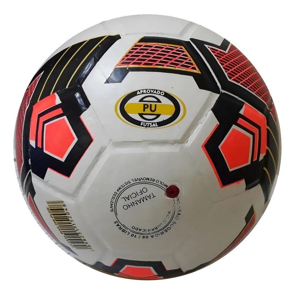 5X Bola Futsal Max 200 Sub 13 Cor Branco