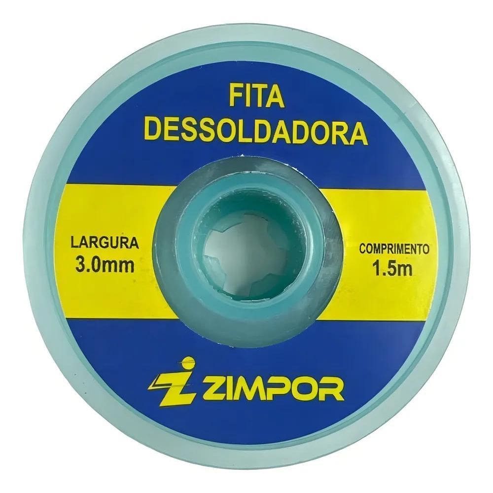 5X Zimpor Fita Malha Dessoldadora Smd Retirar Solda Estanho
