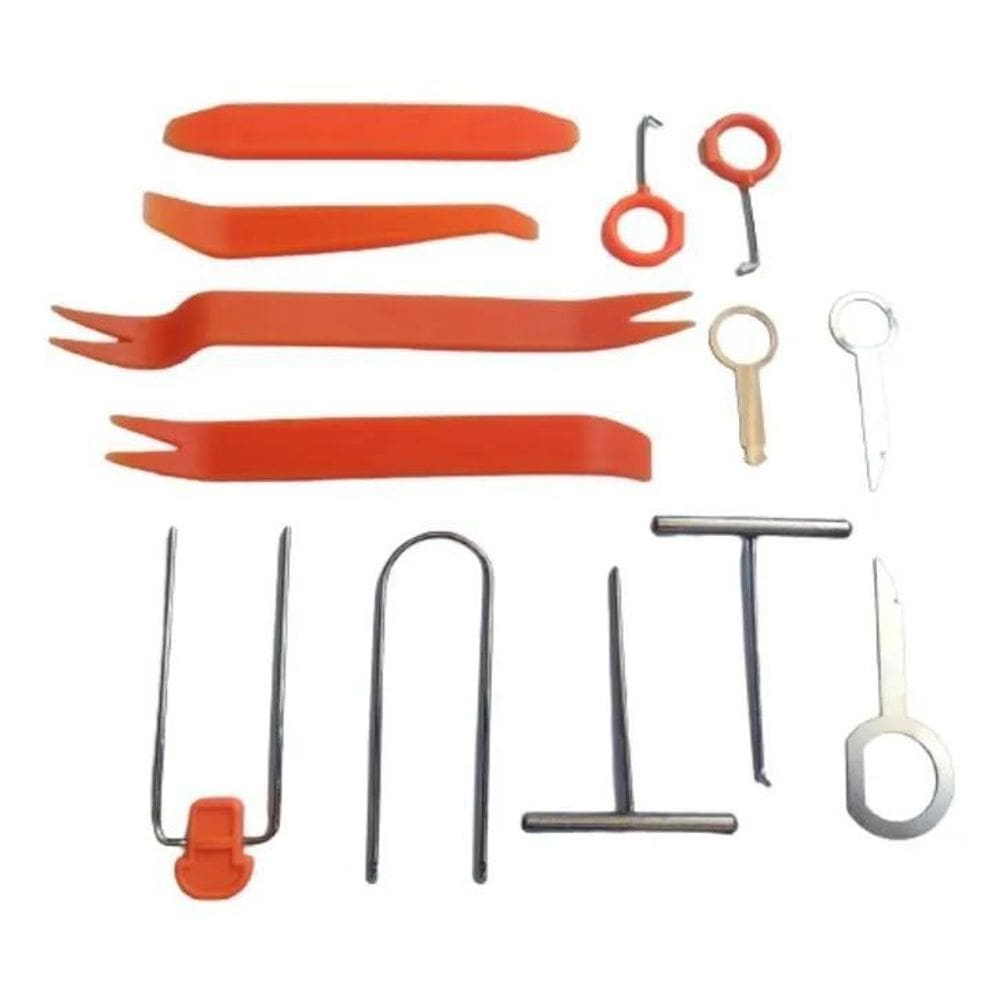 5X Espatulas Remoção Dvd Forros Painel Portas 13Pçs Ferramen
