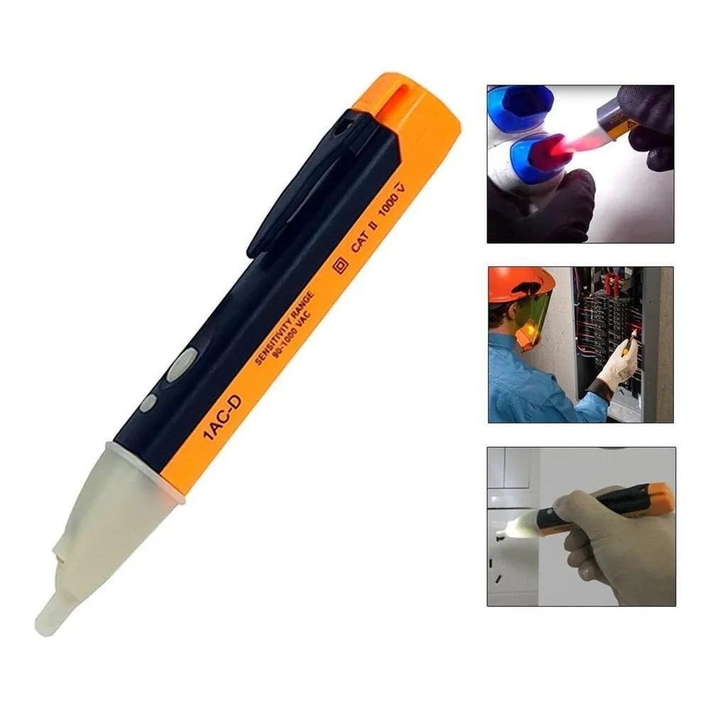 5X Caneta Detectora De Energia Elétrica Teste Tensão Sonora